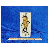 Porcelain Mr Peanut sign