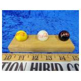 Vintage Coca-Cola shooter marbles stand not
