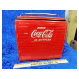 Vintage drink Coca-Cola and bottles cooler