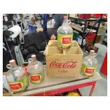 1966 Coca-Cola syrup bottles and original
