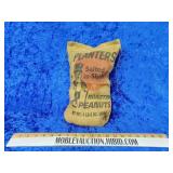 Vintage planters peanut burlap bag 1 lb