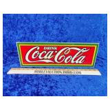 Porcelain Coca-Cola sign 1989