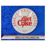 1984 diet Coke plastic front thermometer