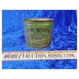 Rare Stucktite axle Gear and cable Grease can