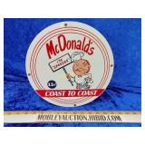 Porcelain round McDonald