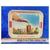 Coca-Cola metal tray