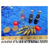 Miscellaneous Coke flat little bottles pencil