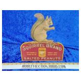 Squirrel brand salted peanuts cardboard