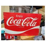 36"x24" Coca-Cola sign marked am 52