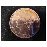 1 oz copper round