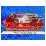 Miscellaneous flat full of coke glasses