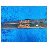 Two Coca-Cola pool cue bags