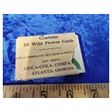 Vintage Coca-Cola company 20 wildflower cards