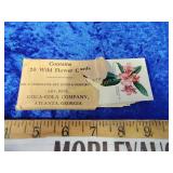 Vintage Coca-Cola company 20 wildflower cards