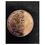1 oz copper round