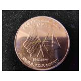 1 oz copper round