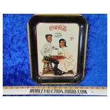 Coca-Cola metal tray
