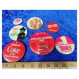 Vintage Coca-Cola button