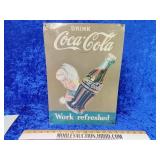 Coca-Cola metal sign