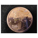 1 oz copper round
