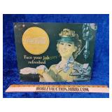 Coca-Cola metal sign