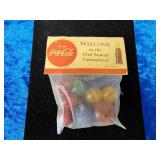 Vintage 43rd annual tournament marbles Coca-Cola