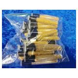 25 vials of gold flakes