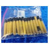 25 vials of gold flakes