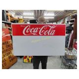 45"x28" Coca-Cola metal sign