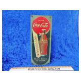1944 masonite Coca-Cola thermometer beautiful