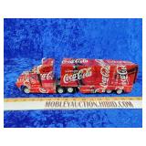 Coca-Cola semi made out of recycled Coca-Cola