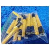 25 vials of gold flakes