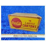 Original drink Coca-Cola six bottle cartons box