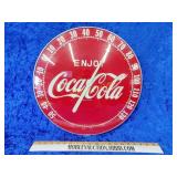 Rare 18-in glass USA Coca-Cola thermometer