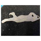 rare Coca-Cola bottle opener baseball player