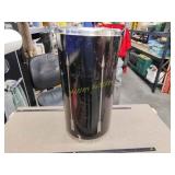 Vintage MCM Lawson black metal standing ashtray