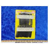 Vintage store display clip combs never used