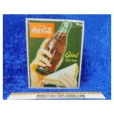 Coca-Cola metal sign