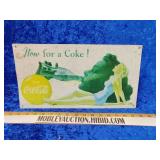 Coca-Cola metal sign