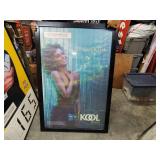 Large cool cigarette advertisement framed no