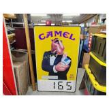 Huge metal double-sided camel cigarette