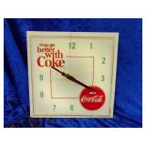 Coca-Cola clocks lights up Drink Coca-Cola has