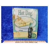 Coca-Cola metal sign