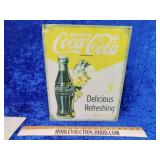 Coca-Cola metal sign