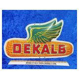 Dekalb seed sign embossed