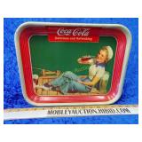Original 1940s Coca-Cola tray