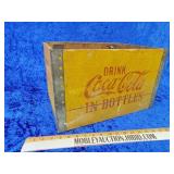 Drink Coca-Cola in bottles wooden shipping crate