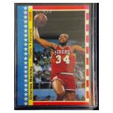87 Fleer Charles Barkley sticker card