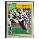 Vintage Topps OJ Simpson