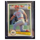 Vintage 1982 Johnny bench Mint